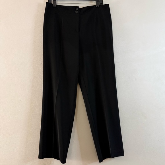 Chico’s Additions Black Dress Pants Wide Leg Stretch - Size 1.5 (Large) - Picture 2 of 10